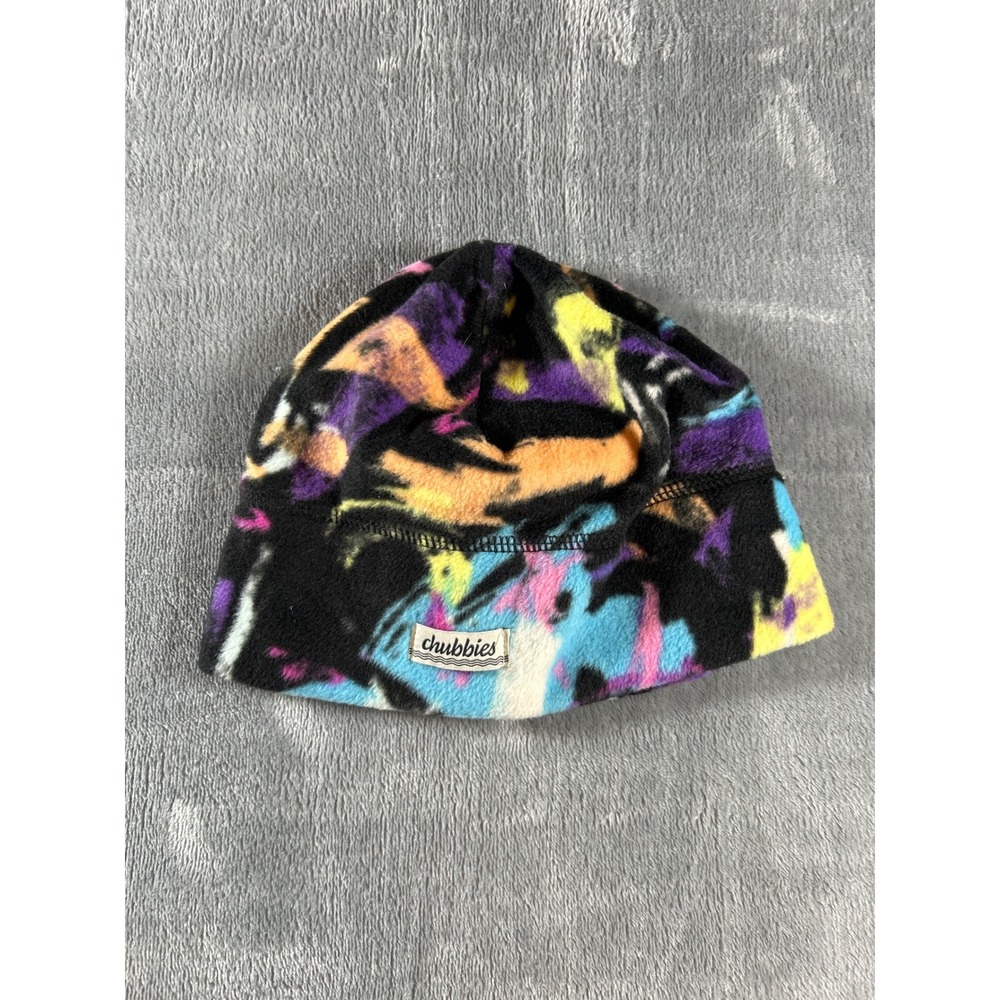 Chubbies‎ Fleece Beanie Hat Abstract Print Warm Winter Ski Snowboard
